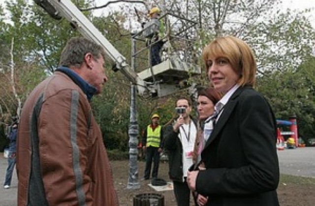 Стълбове с фенери, осветителни тела и камери ще бъдат монтирани в Борисовата градина