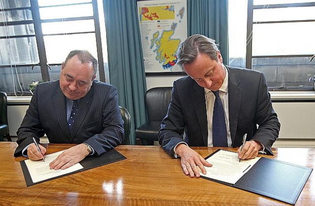 Подписаха споразумение за референдум за независимост на Шотландия