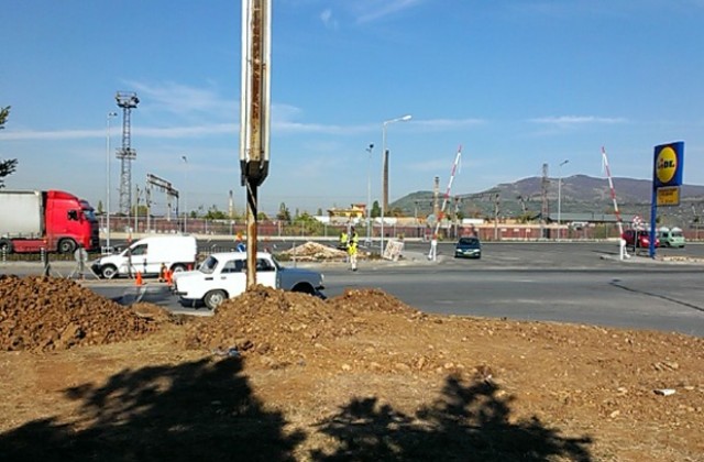 Временна организация на движение около Автогарата във Враца