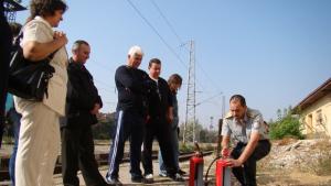 БДЖ в Димитровград на курс за пожарна безопасност