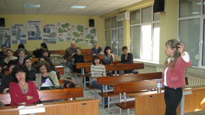 Мадлен Алгафари се срещна с преподавателите в СОУ Иван Вазов