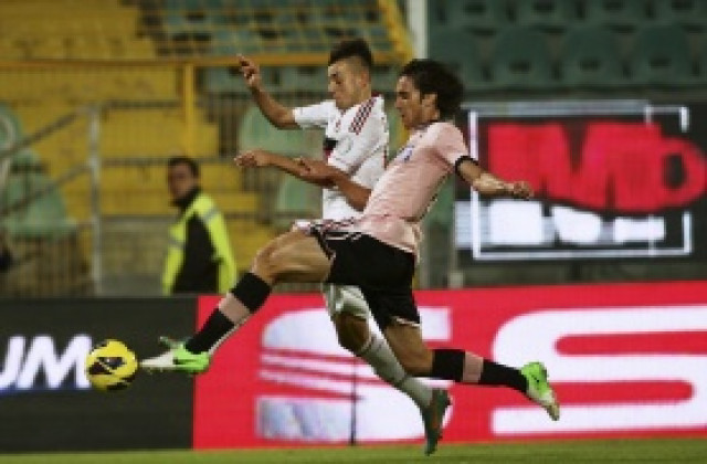 ВИДЕО: Милан навакса два гола, тръгна си с точка от Сицилия