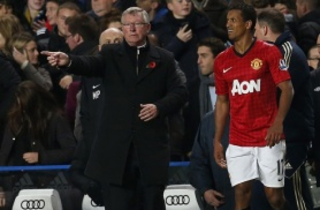 Тежки думи в Юнайтед: Нани и сър Алекс се сдърпали след отпадането от Челси