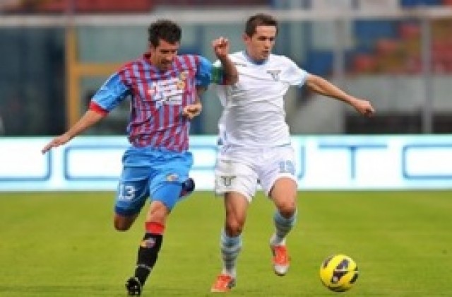 Лацио разгромен от Катания, сдаде четвъртото място на Фиорентина