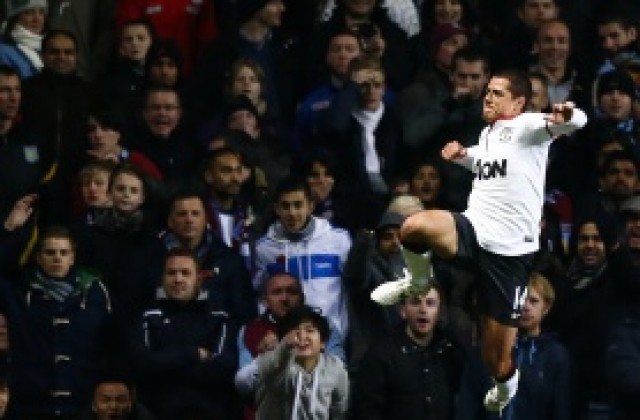 ВИДЕО: Чичарито герой за Юнайтед срещу Вила в пореден обрат