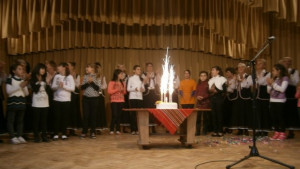 Първият рожден ден на читалище Нов път2011 урок по родолюбие