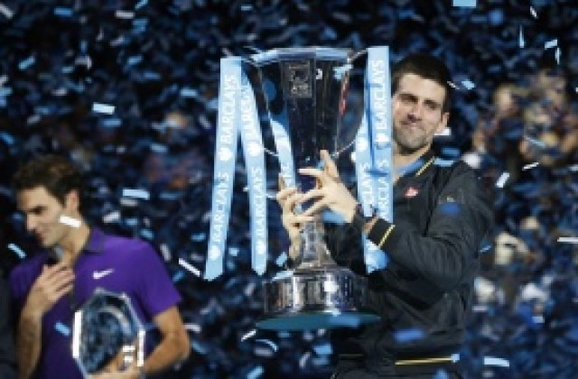 Джокович би Федерер и завърши годината по шампионски