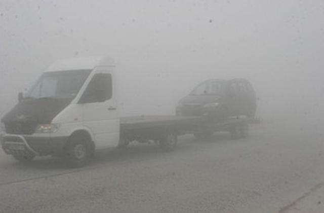 Гъста мъгла в Силистренско