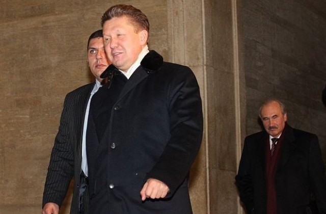 Шефът на Газпром идва у нас