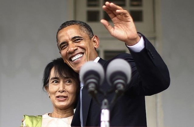 Барак Обама на историческо посещение в Мианма