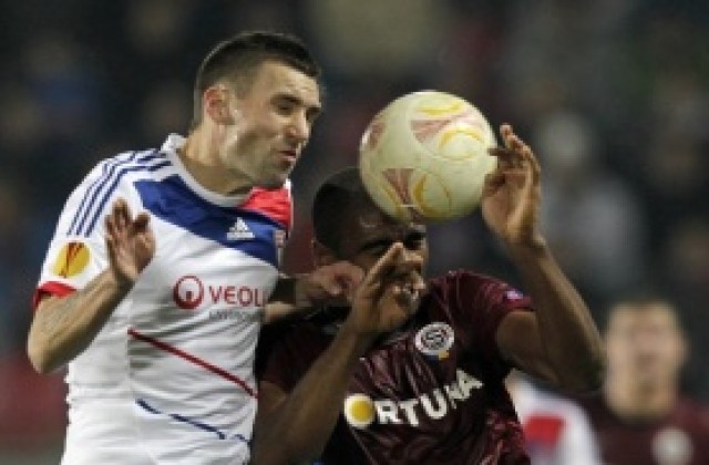 ВИДЕО: Лион загуби първи точки в Лига Европа