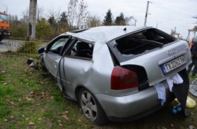 Шофьор размаза „Ауди” на Аспарухов мост