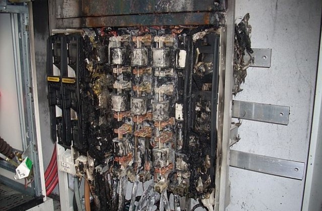 Трафопост се запали във Велико Търново