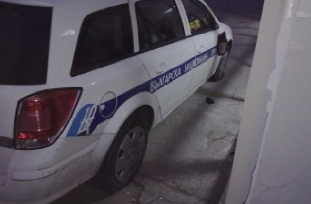 Автомобил на БНТ пострада след Ботев-Лудогорец