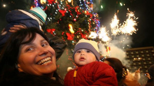 В столицата грейна коледната елха