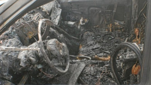 Ауди изгоря в Белослав подпалвачът е задържан