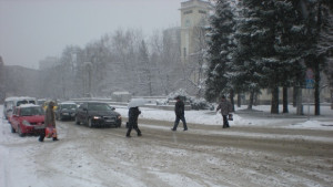 Временна организация на движението в централната част на Габрово