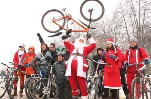 Коледа на колела в Трявна