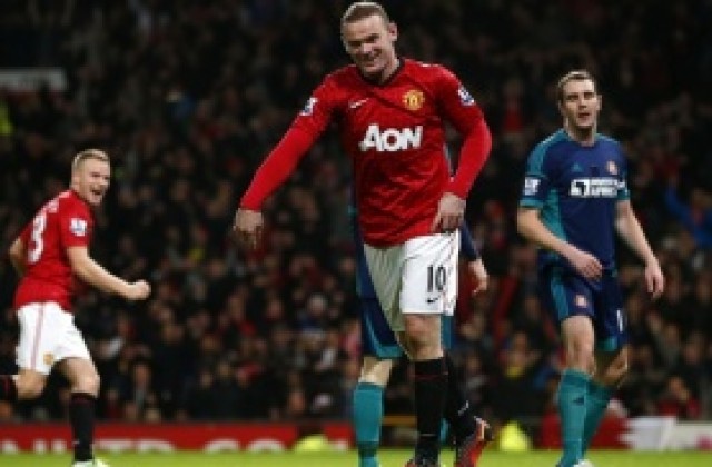 ВИДЕО: Юнайтед запази преднината от 6 точки пред Сити, Видич се завърна в игра