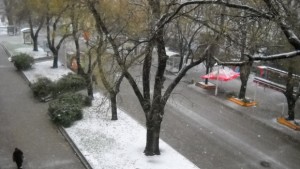 Градът се чисти оранжев код заради снеговалежи в областта