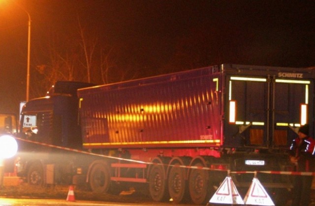 ТИР премаза пешеходец в Силистра