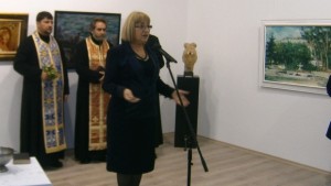 Ц Цачева предостави на Плевен платно на Дечко Узунов и
