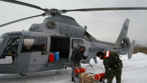 Вертолет на ВМС достави кръв в Добрич и Силистра