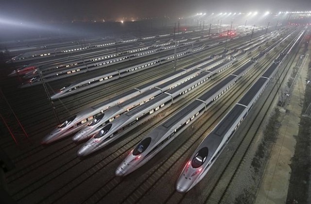 Китай пусна най-дългата високоскоростна жп магистрала