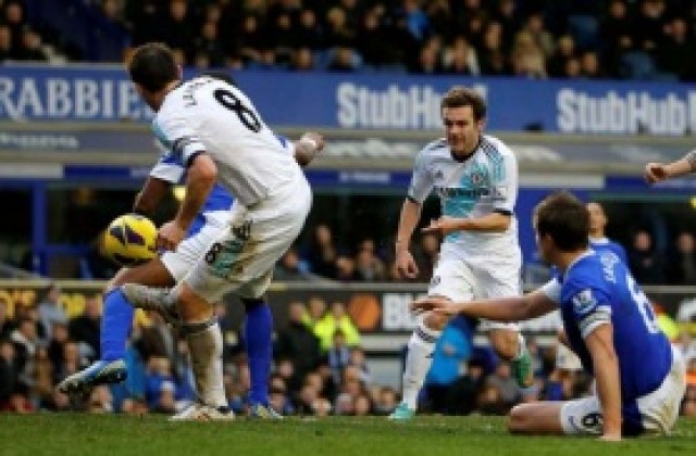 ВИДЕО: Лампард осигури трите точки за Челси срещу Евертън