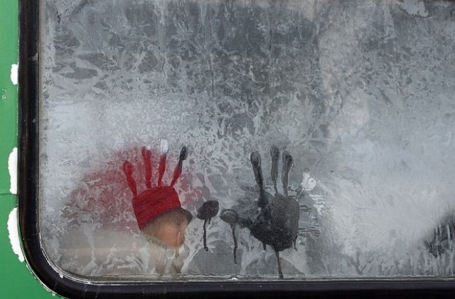 Много студено, във Велико Търново живакът падна до минус 13,5 градуса