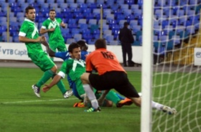 Пирин Гоце Делчев падна с 0:1 от шампиона на Казахстан в нервен мач