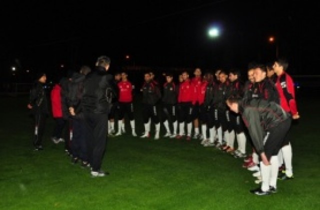 СНИМКИ: ЦСКА направи първа тренировка в Турция