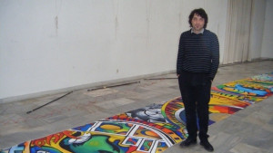 24метрова творба показва във Велико Търново млад художник