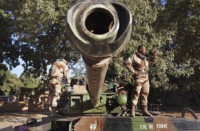 Френски и малийски военни навлязоха в Диабали, без да срещнат съпротива