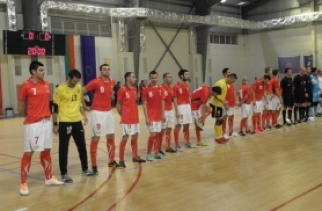 Националите по футзал започнаха с хикс в квалификациите