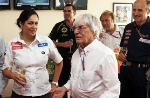 Екълстоун удря рамо за Гран При на Германия