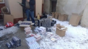 Иззеха голямо количество контрабандни цигари