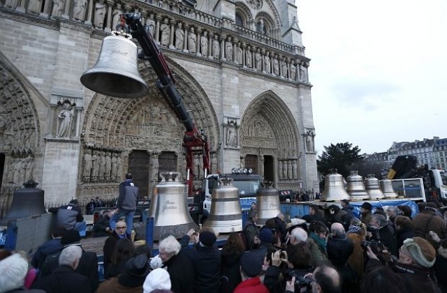 Нотр Дам с девет нови камбани за 850-та си годишнина