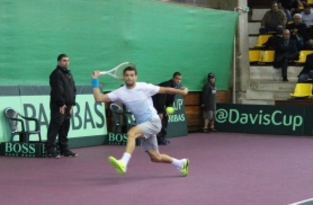 СНИМКИ: България поведе на Финландия след отлична игра на Григор Димитров