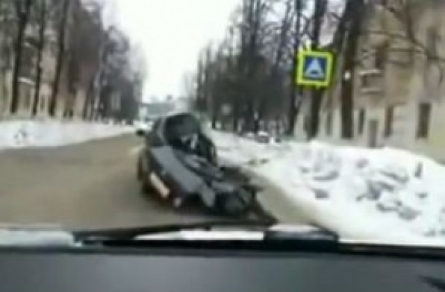 Пиян руснак вози мъртвец през целия град