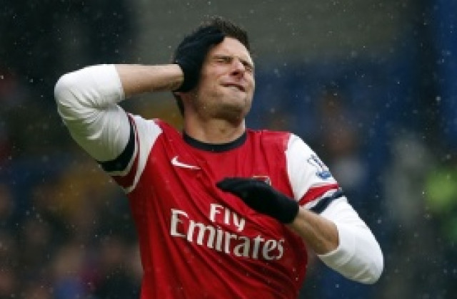 Жиру се хвали: И Ван Перси не е започвал толкова добре в Арсенал