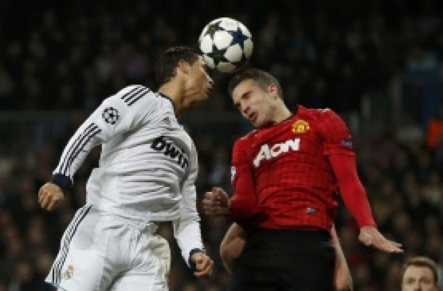 ВИДЕО: Реал надигра Юнайтед, но сър Алекс надхитри Жозе за 1:1 в Мадрид