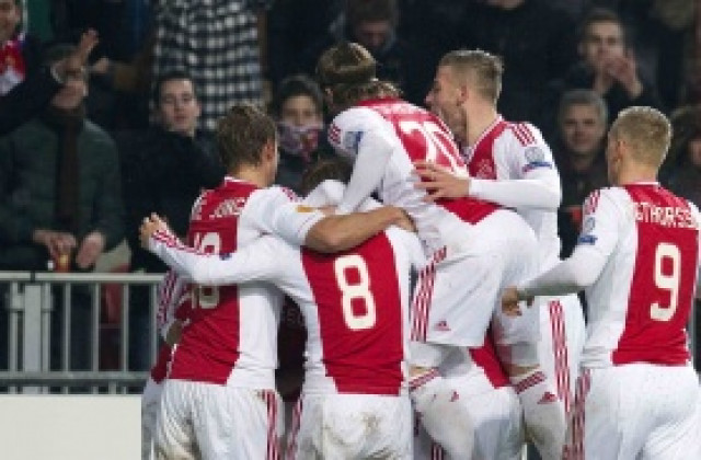 ВИДЕО: Аякс с комфортна победа срещу Стяуа, Станислав Тодоров отмени гол