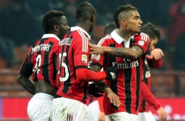 Супер Марио донесе победата на Милан пред гаджето