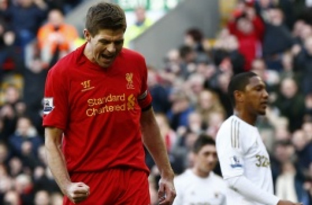 ВИДЕО: Ливърпул скри топката на Суонси, Коутиньо с голов дебют