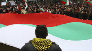 По данни на полицията протестиращите са били около 30 000