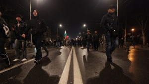 25 души са задържани при снощния протест в София