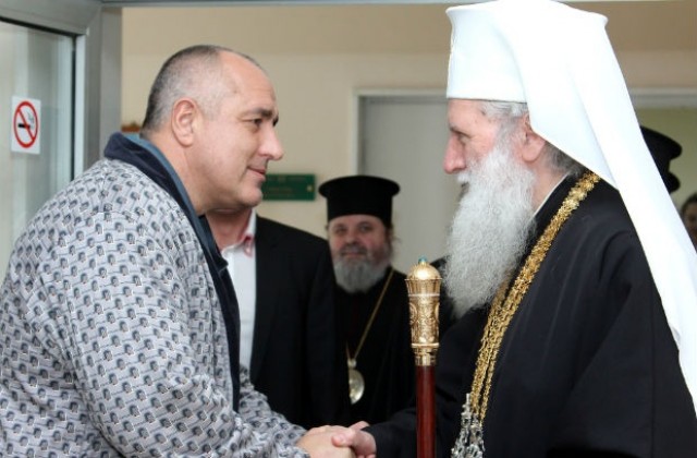 Патриарх Неофит отиде при Борисов в болницата