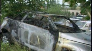 Две коли горяха при пожар