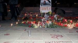 Бдение и молебен в памет на Пламен Горанов в Добрич